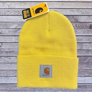 Carhartt Yellow Knit Beanie